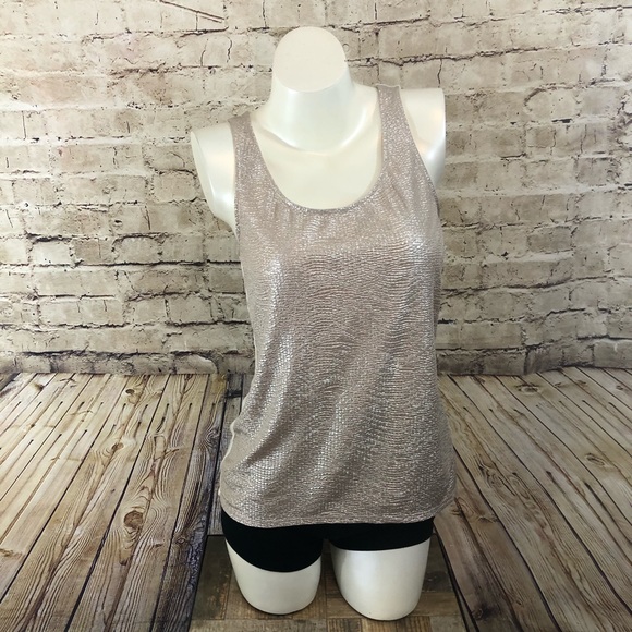 Express Tops - Express gold flex tank top size small